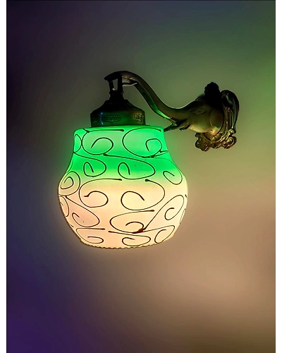 Multiple Elephant-themed Wall Lights featuring Umbrella, Cress, Dholak, and Gota designs are available in multiple colors-3