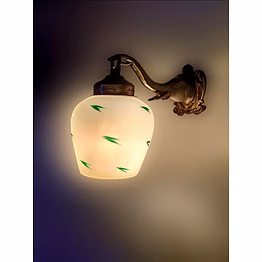 multiple elephant-themed wall lights featuring umbrella, cress, dholak, and gota designs are available in multiple colors