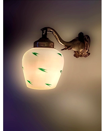 Multiple Elephant-themed Wall Lights featuring Umbrella, Cress, Dholak, and Gota designs are available in multiple colors-12602996