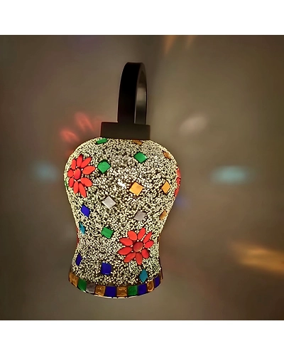 wall lamp adorned with delicate flowers and petals (A2001)-3
