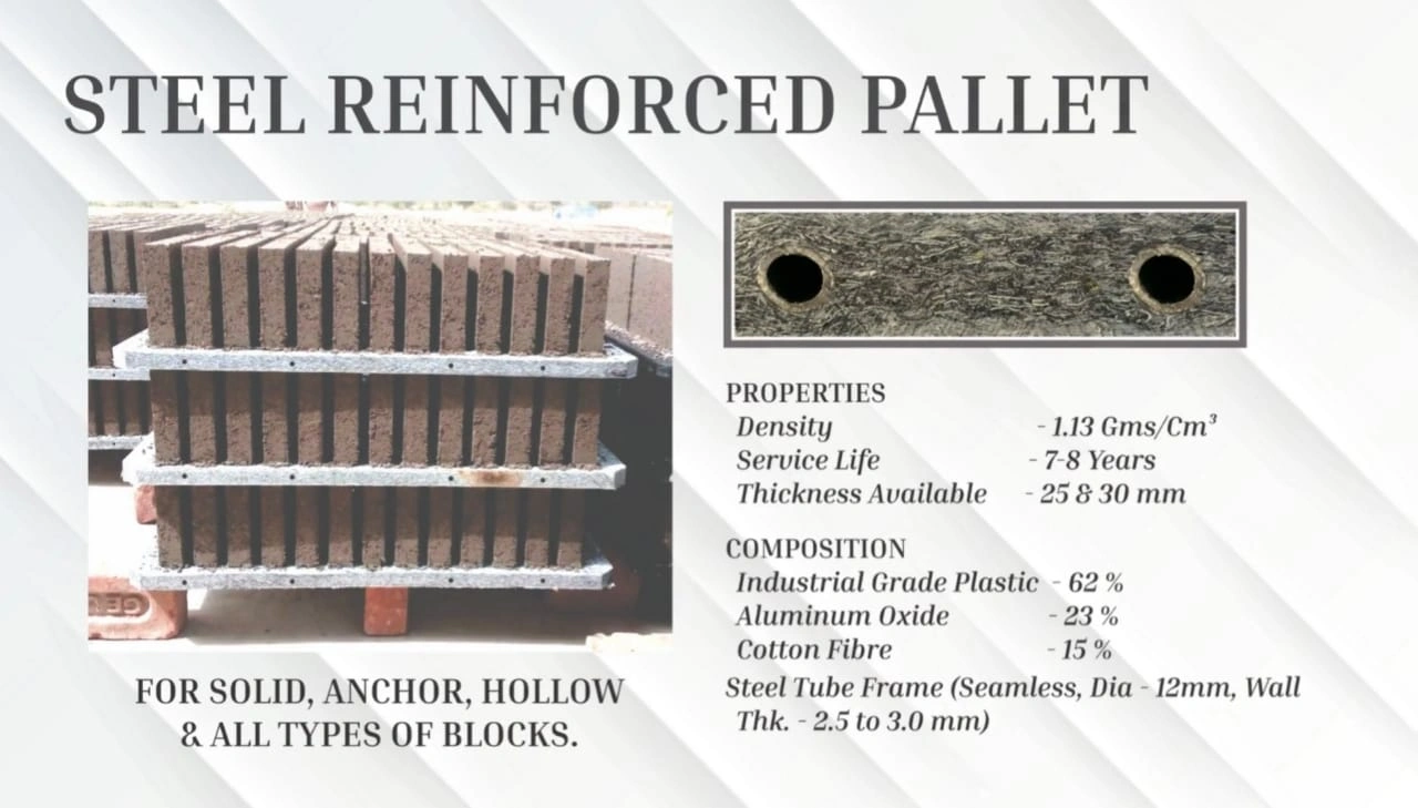 High Density Fly ash brick pallets OR Pavor Block Pallet OR CAP Pallet-12596928