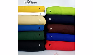 Rayon dyed Fabrics
