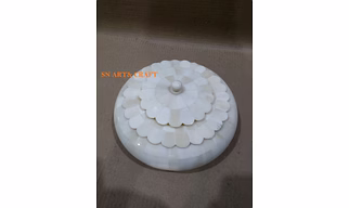 BONE INLAY ROUND BOX