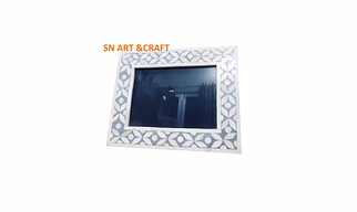 bone inlay photo frame