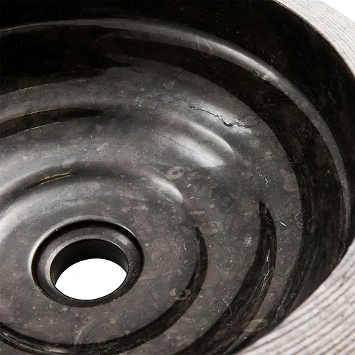 Black Marble Bathroom Washbasin Sink-4