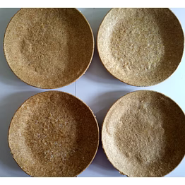 thooshan 6 inch wheat bran snack plate