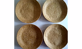 THOOSHAN 6 INCH WHEAT BRAN SNACK PLATE