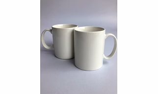 White sublimation ceramic mug