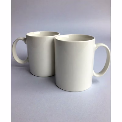 white sublimation ceramic mug