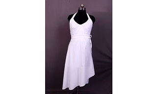 Women Wrap Around Dress With Chikankari Hand Embroidery