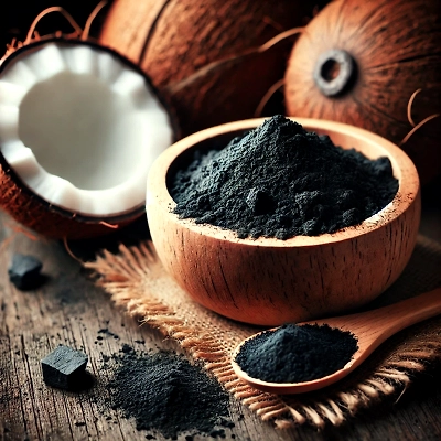 coconut charcoal powder