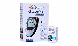 DR MORPEN GLUCOMETER MACHINE  WITH 25 STRIP