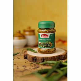 rudra green chilly pickle 200g