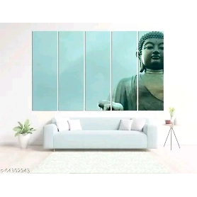 Buddha under sky wall painting