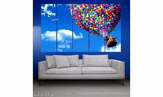 colourful balloons in the sky