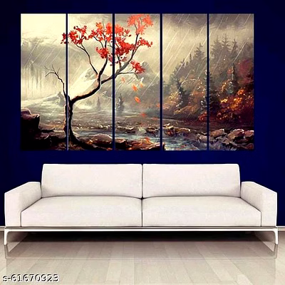 rain and sun wall paintings