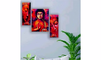 Buddha Blessing wall painting