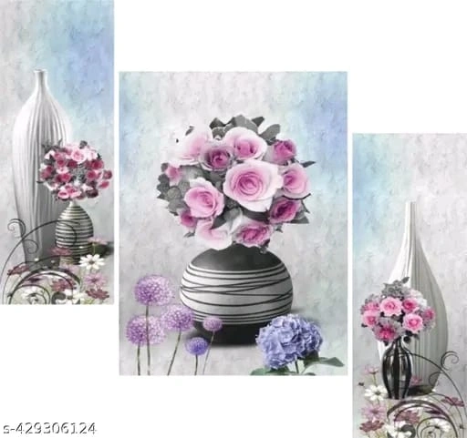 Pink flower vase-s-429306124