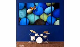 Colourful stones wall painting