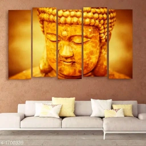 buddha thinking wall painting-s-1700339