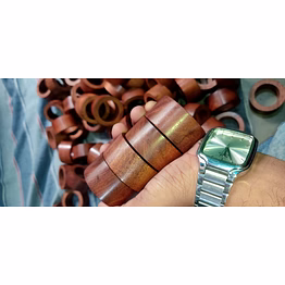wooden napkin ring
