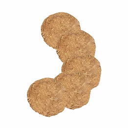 indian cow dung cake pack with 5 pics for use netural fuel for food making