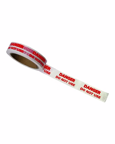 Red White Security Tape-4