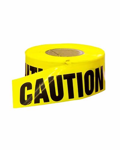 Yellow Black Security Tape-1