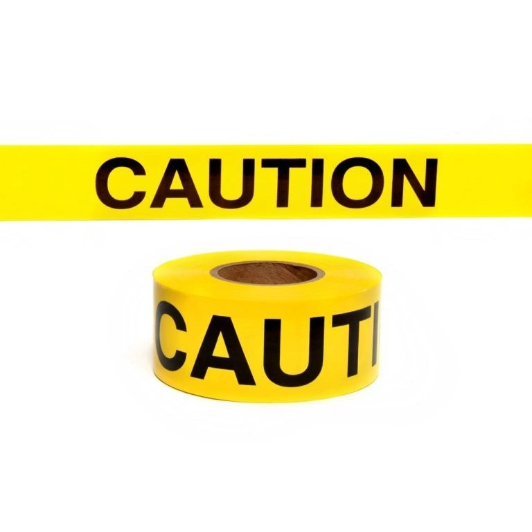 Yellow Black Security Tape-3