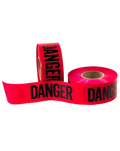 Caution Tape Red White-3