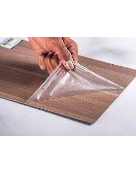 Roofing sheet printed protection film