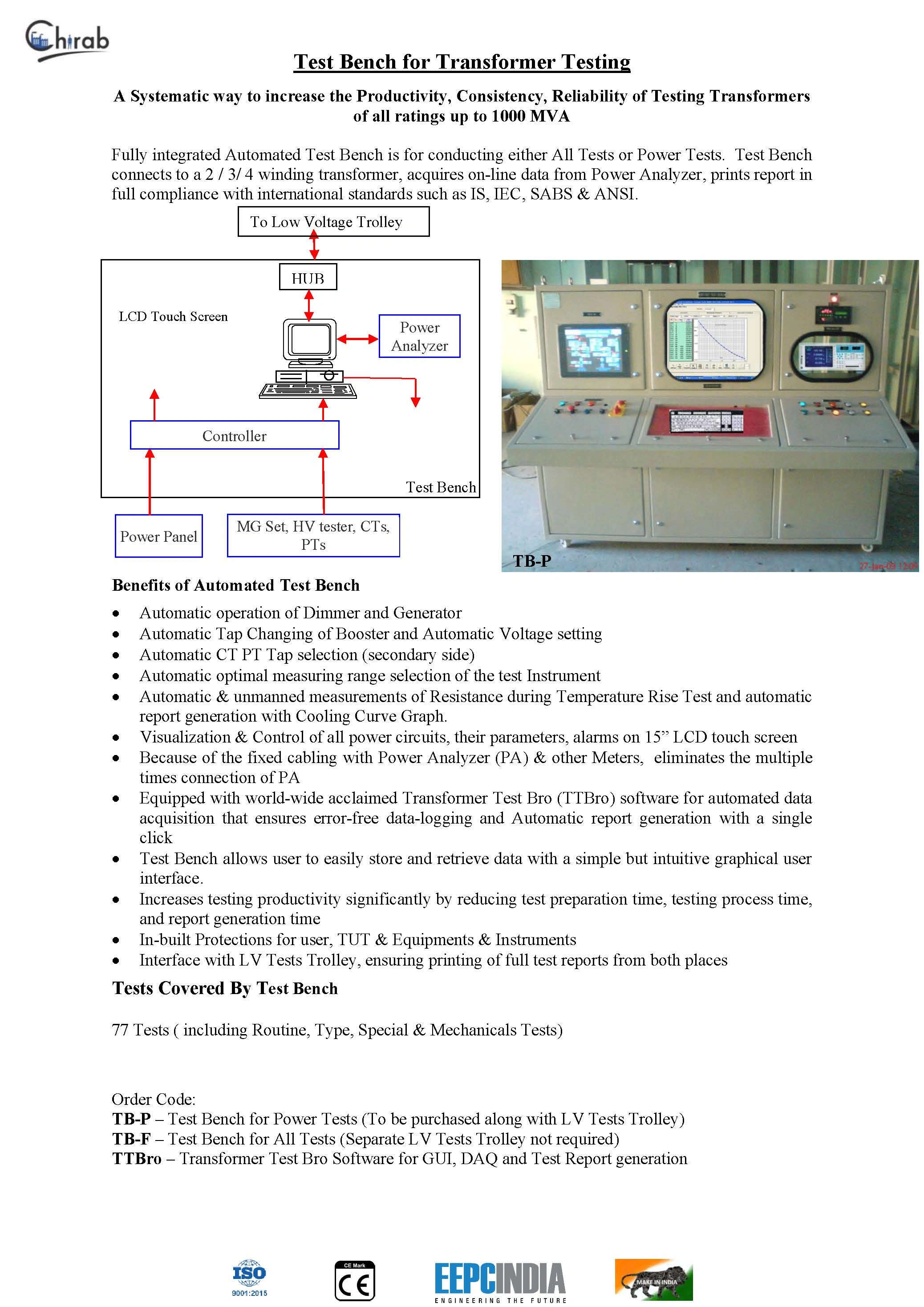 Transformer Testing and Report Generation Software (TTBro)-3