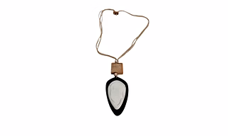 LONG RESIN WOODEN NECKLACES 12639752