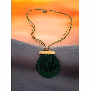 LONG RESIN WOODEN NECKLACES