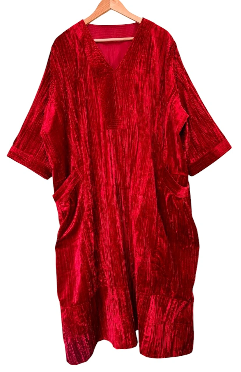 RED VELVET TUNIC-12641473