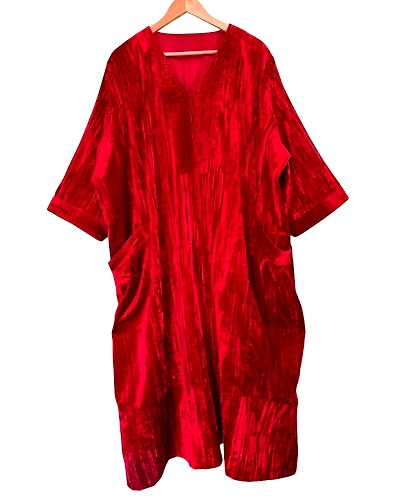 RED VELVET TUNIC-12641473