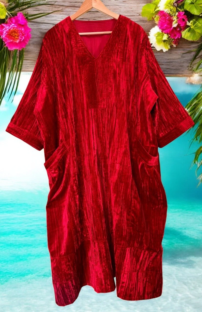 RED VELVET TUNIC-1