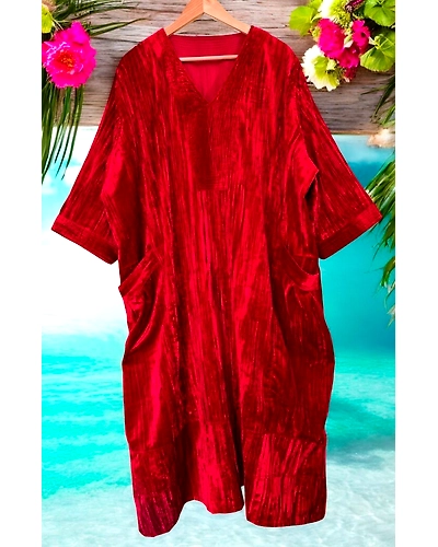 RED VELVET TUNIC-1