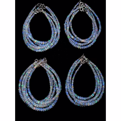 ethiopian opal beads bracelet