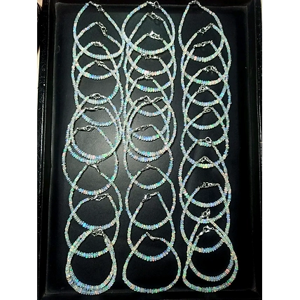 Ethiopian opal beads bracelet-1