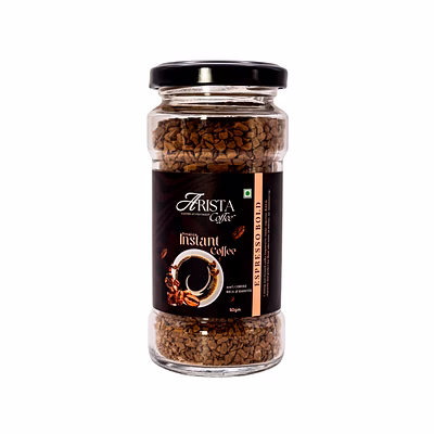 arista coffee arista premium instant coffee – espresso bold