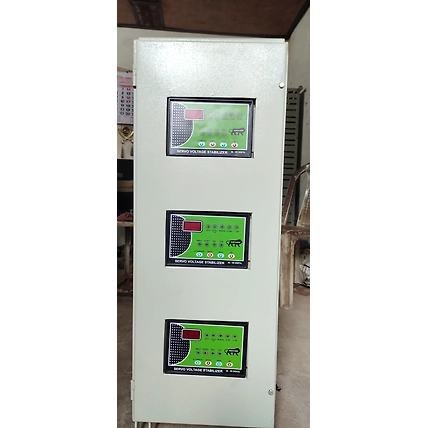 15 KVA Servo Voltage Stabilizer Three Phase Air Cooled-12606116