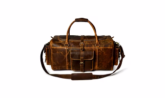 Genuine Leather Duffel Gym Travel Bag