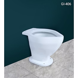 king railway water closet toilet (hopper) gi-406
