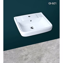 king 18 x 14 square wash basin gi-601