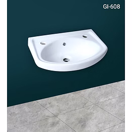 king 18 x 12 round wash basin gi-608