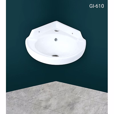 king corner wash basin