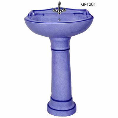 king vitrosa set pedestal basin gi-1201