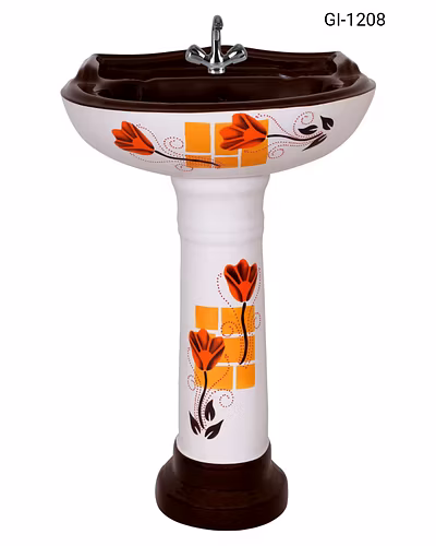 VITROSA SET PEDESTAL BASIN GI-1206-1