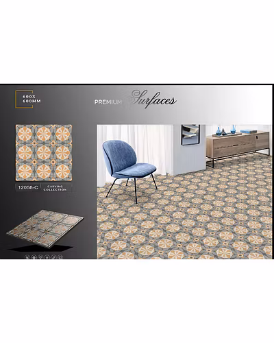 CARVING FLOOR TILES 600 X 600-4